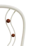 Vernazza Bar Chair Outdoor Bar Chair detail by Mediterrazza. Material close-up of Iroko Wood, Fabric, Cord, embodying Mediterranean outdoor luxury.