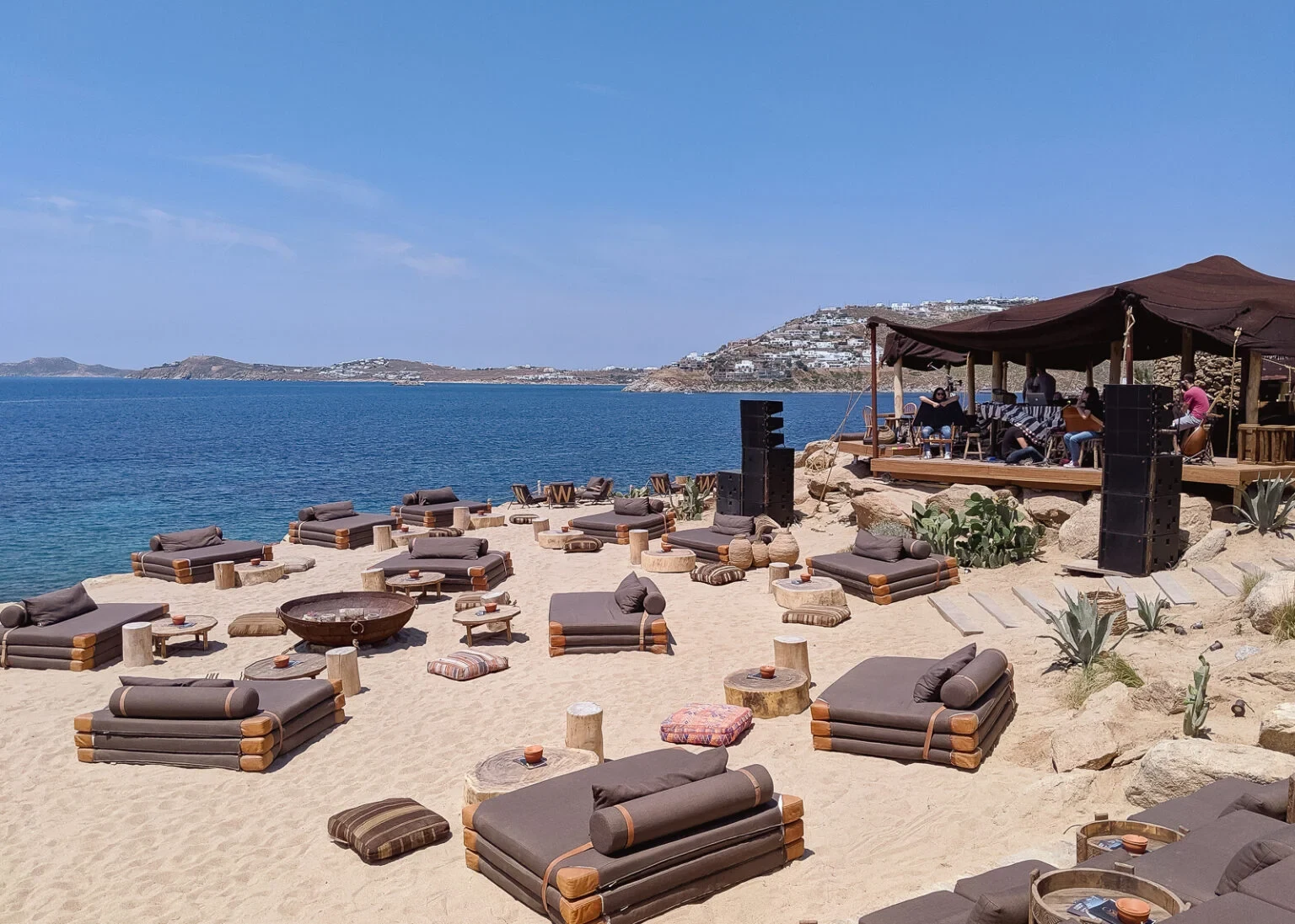 Designed Hotels with Iconic Poolside Spaces in Mykonos: Scorpios Mykonos