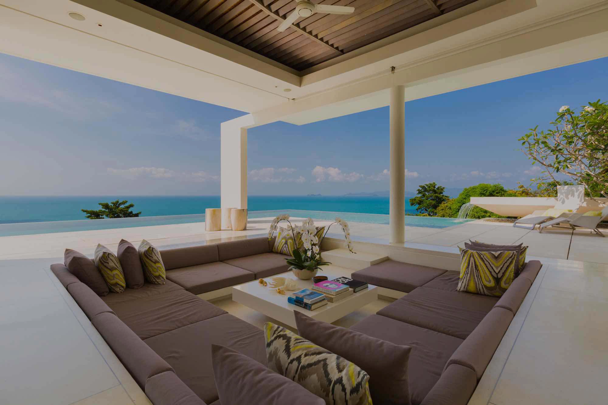 Sunken Lounge Terraces as Contemporary Outdoor Living Design