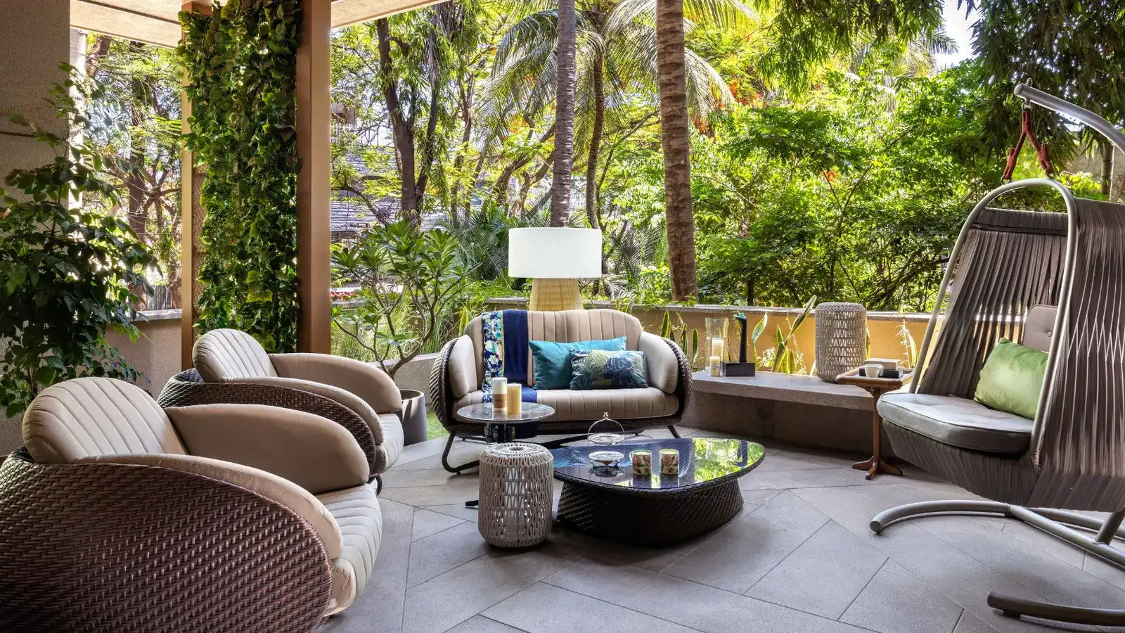 Patio in High-End Homes Biophilic Design