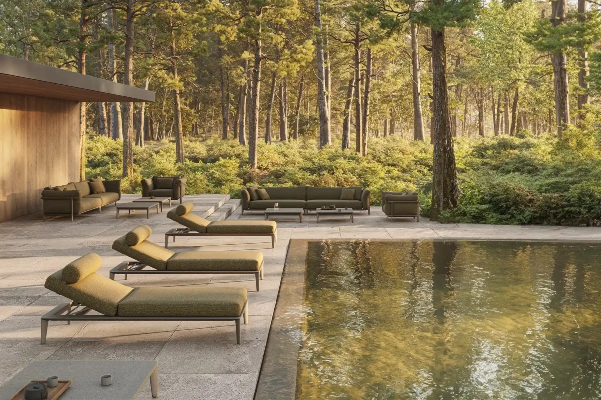 Outdoor furniture design by Jean-Marie Massaud