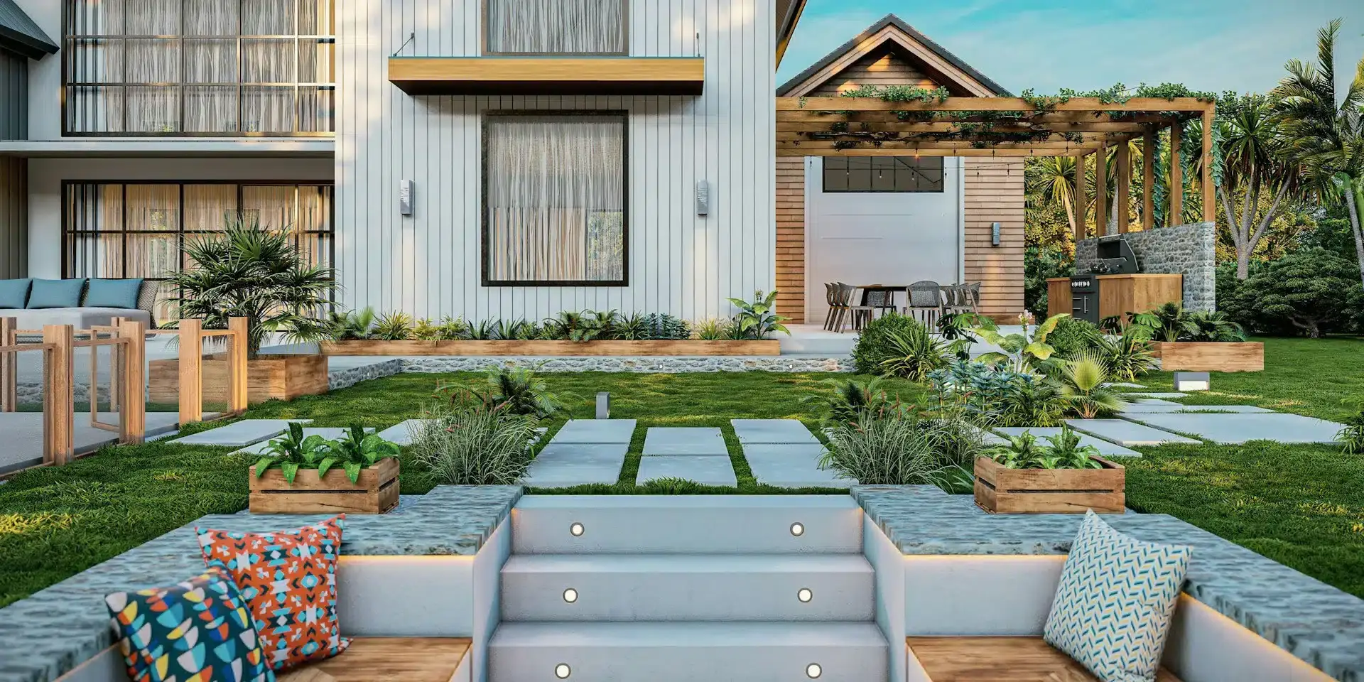 
2027 Outdoor Living Trends displayed in a Patio