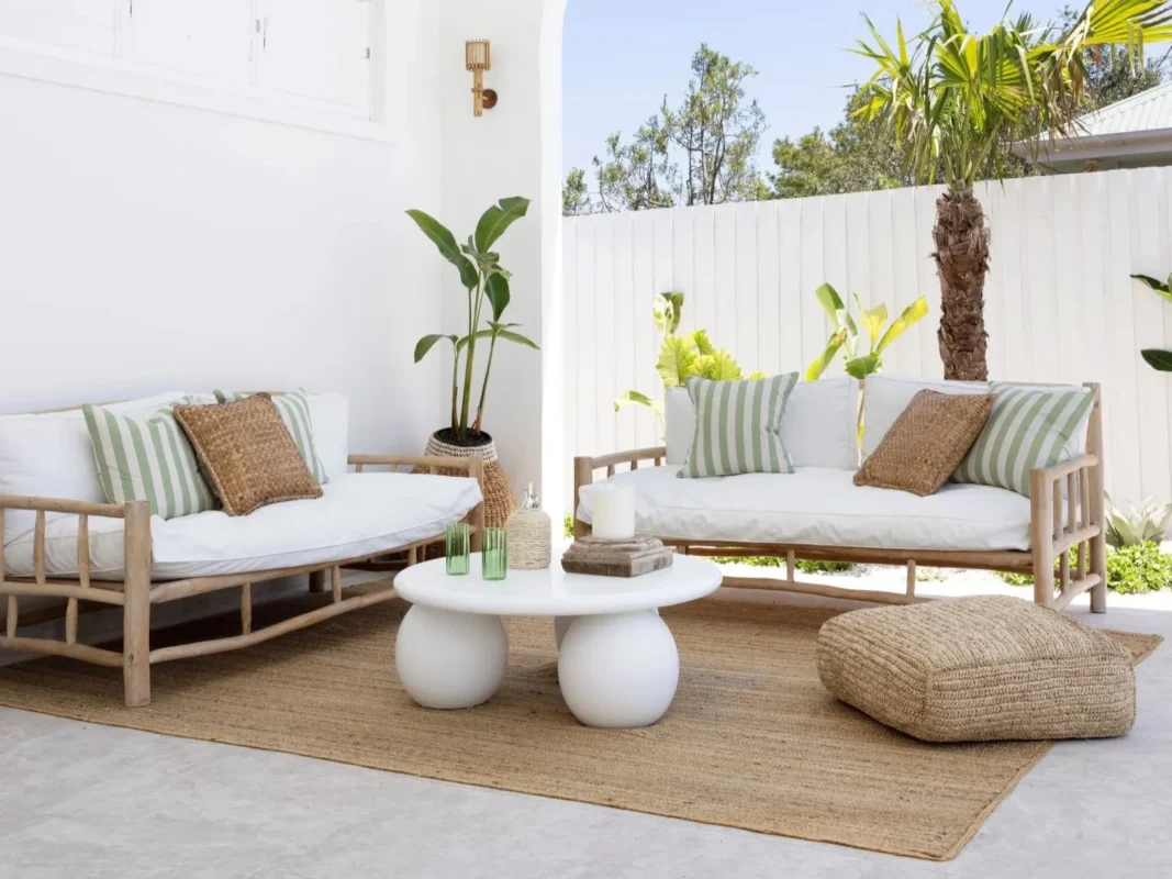 Luxury contemporary living space featuring traditional Mediterranean design and architecture.