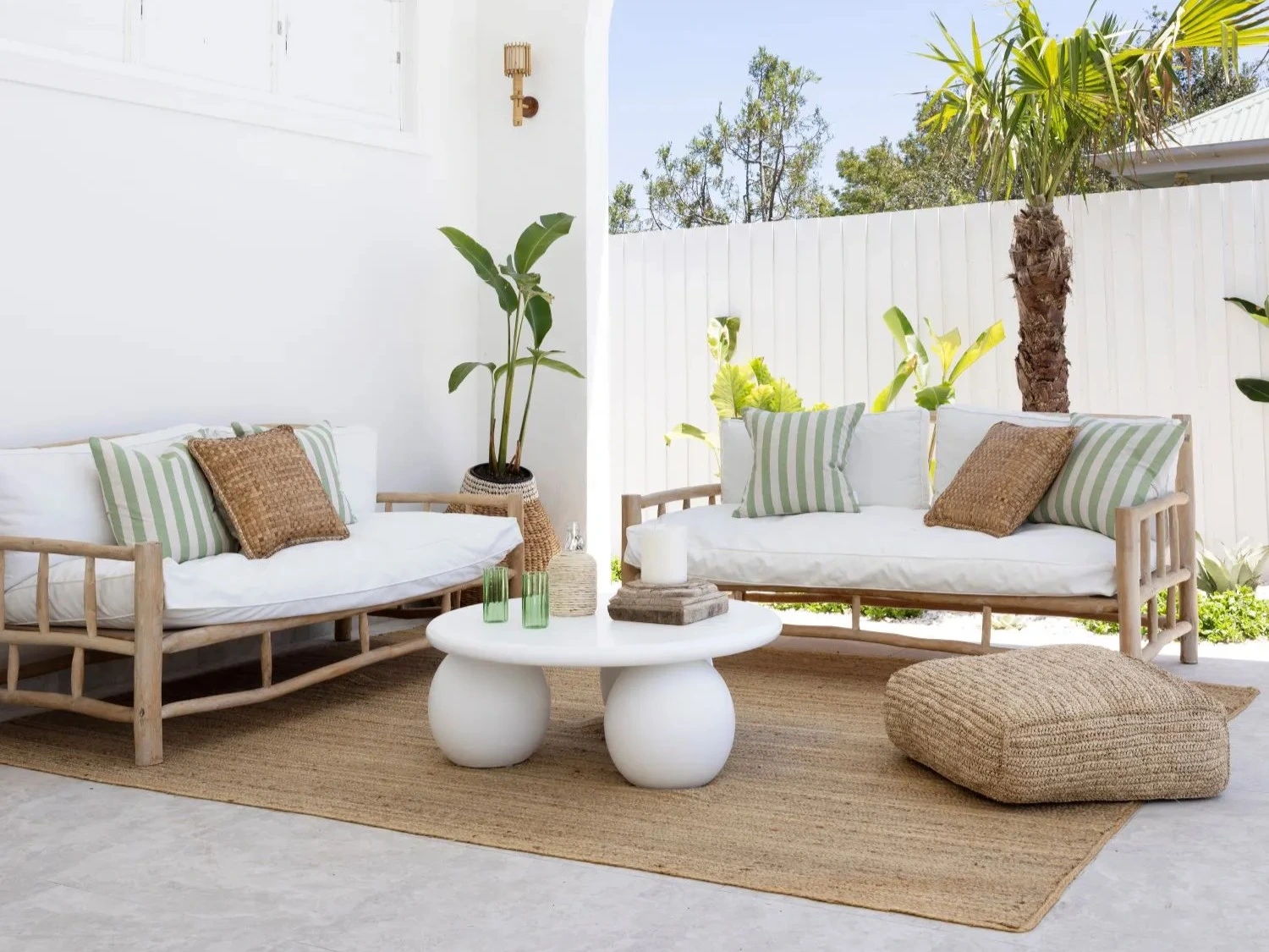 Luxury contemporary living space featuring traditional Mediterranean design and architecture.