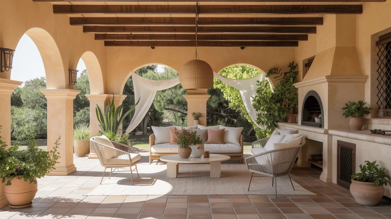 Mediterranean Outdoor design in Portofino.