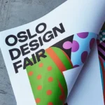 Oslo Design Fair official promo brochure and colorful graphic print material.