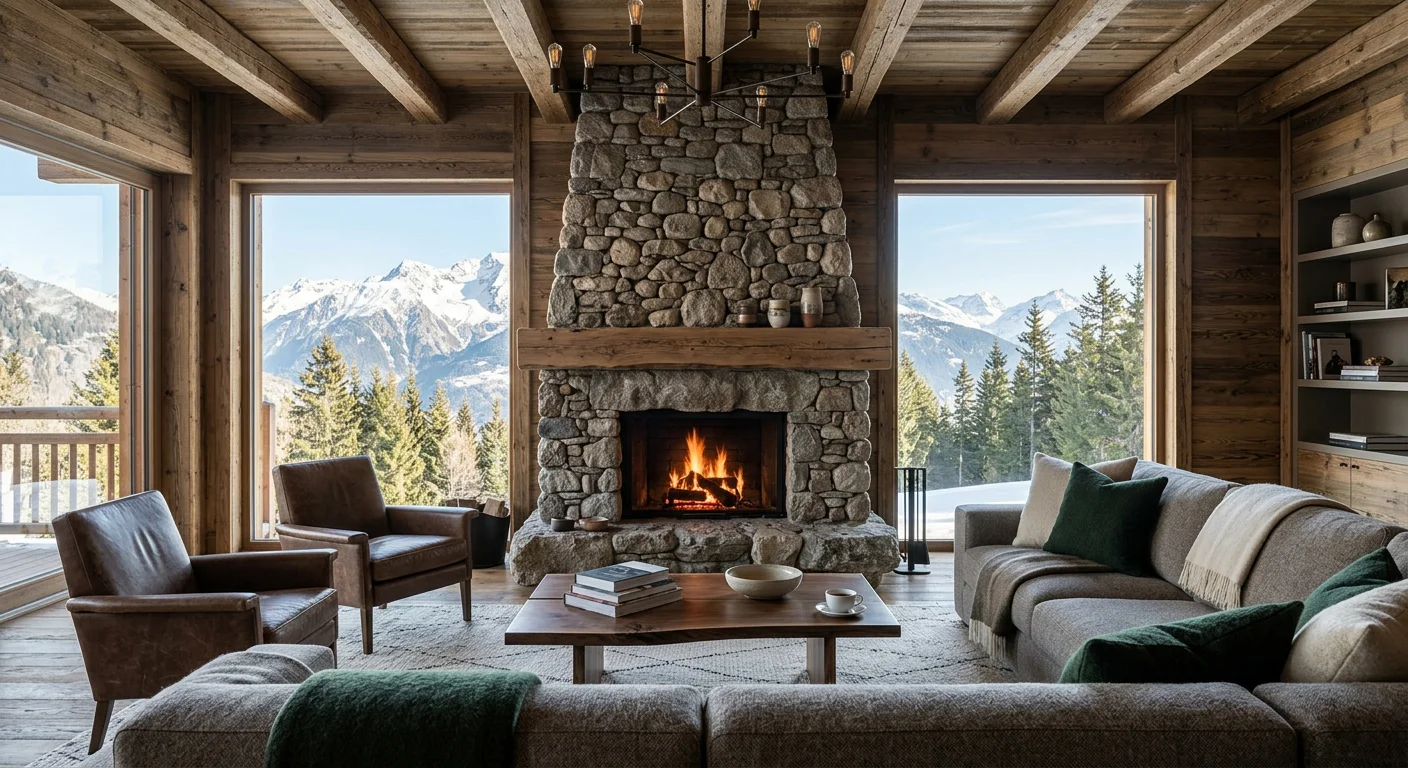 Luxury chalet interior