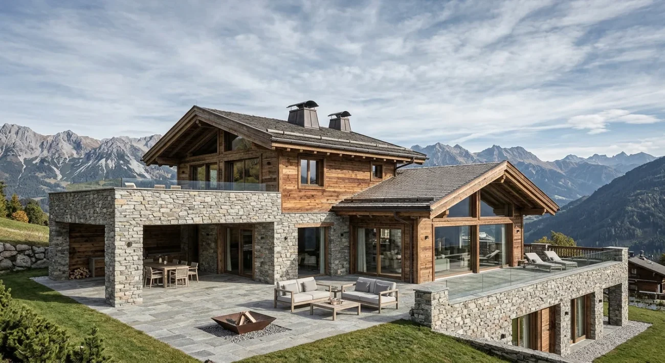 Contemporary luxury Alpine chalet